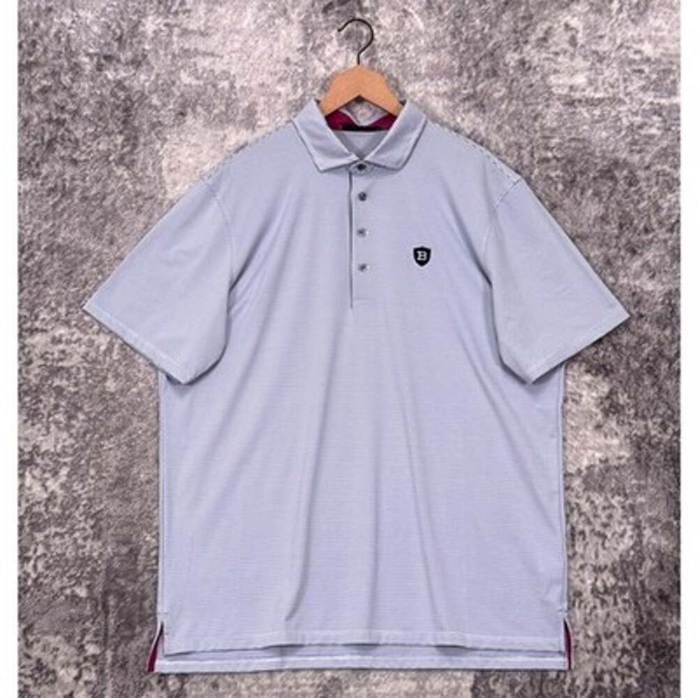 Greyson Polo Shirt XL Mens Blue Striped Performance Golf